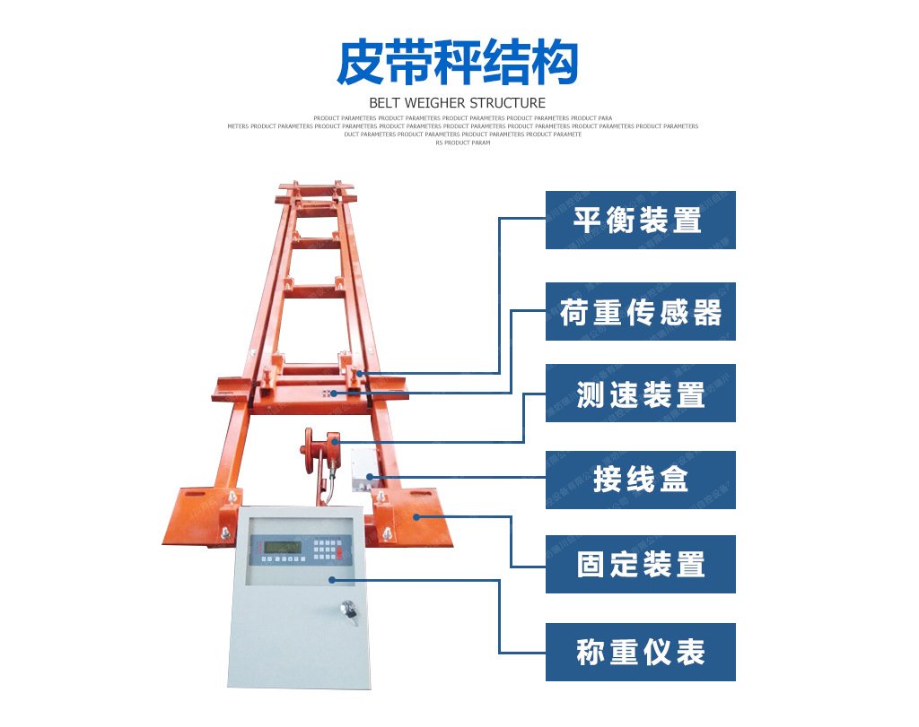 电子皮带秤结构